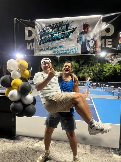 Players enjoying a game at Dink Club in Miami
